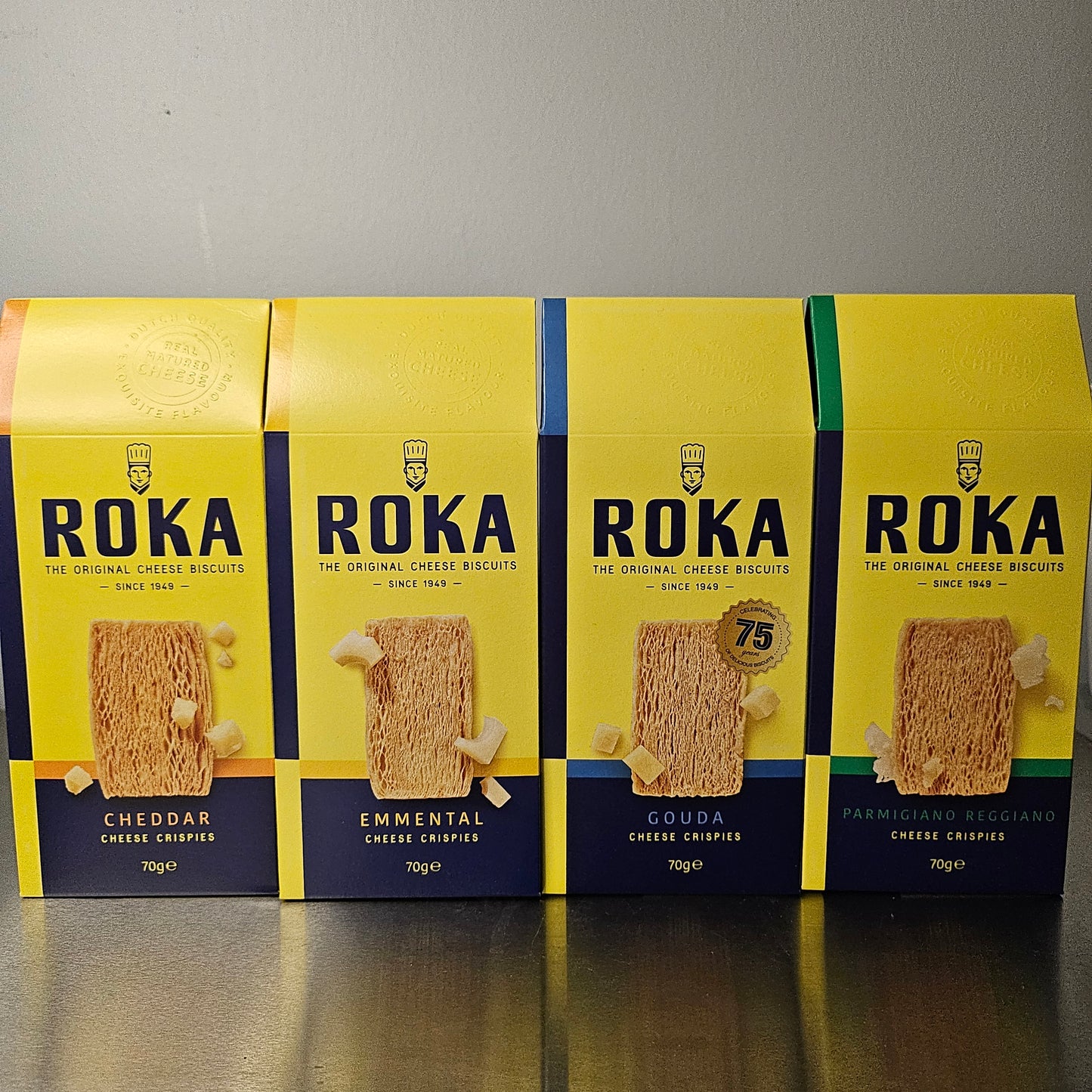 Roka Cheese Crackers, Emmental