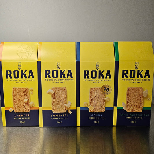Roka Cheese Crackers, Cheddar
