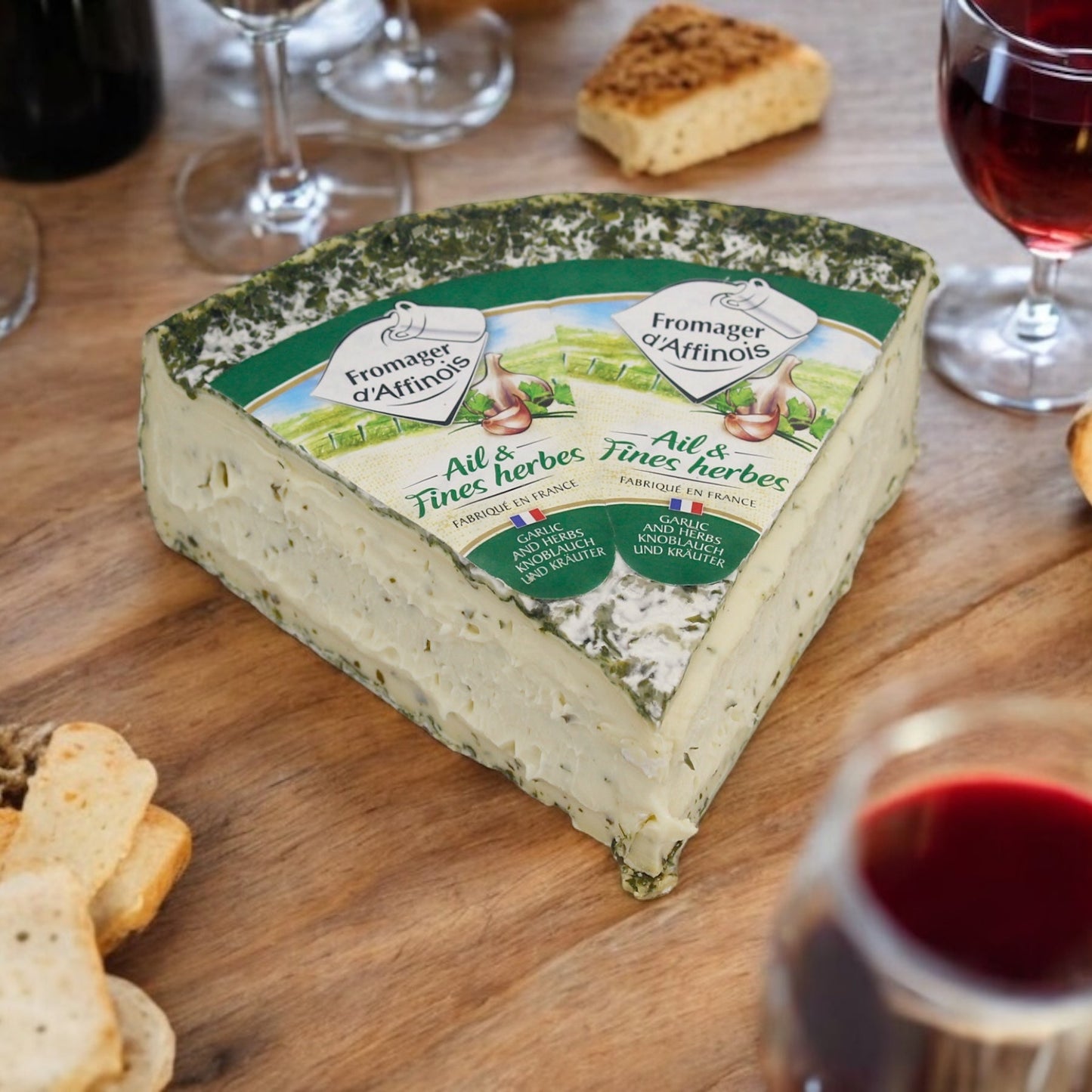 Double Cream Brie, Garlic and Herbs (150g)